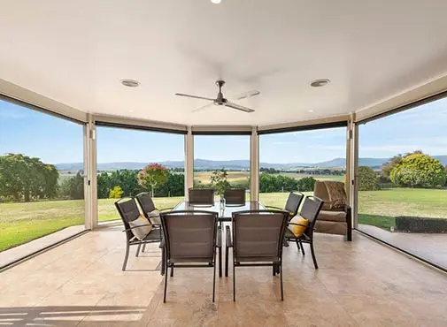 Modern feature and fixed aluminium windows installed on a residential home exterior
